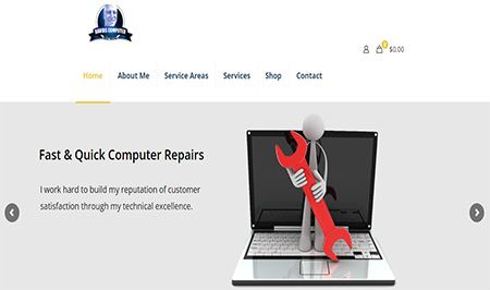 Davids Computer Repairs, Website