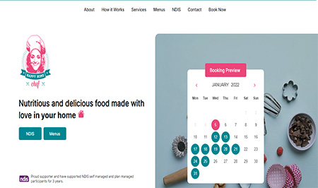 Happy Home Chef, Website
